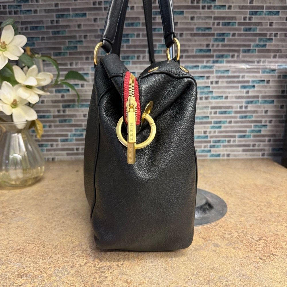 Hammitt Daniel Large Black with Red zipper purse - Picture 5 of 9